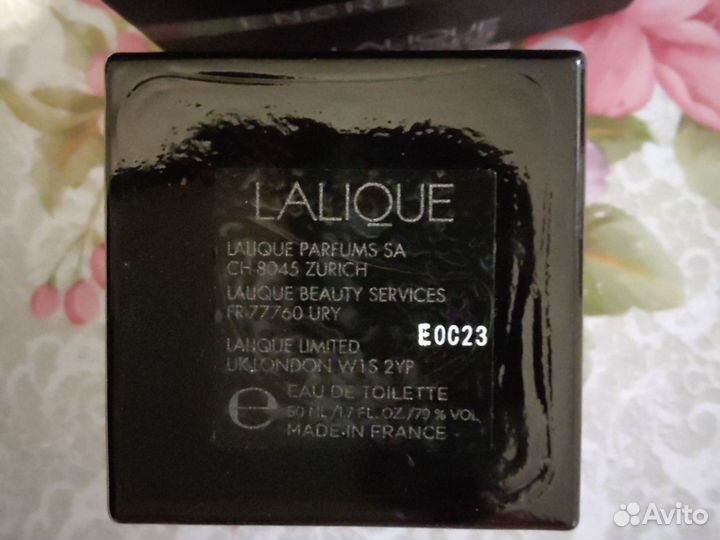 Lalique encre noire 50ml оригинал новый