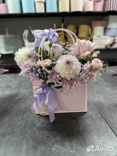 Цветы в сумочке