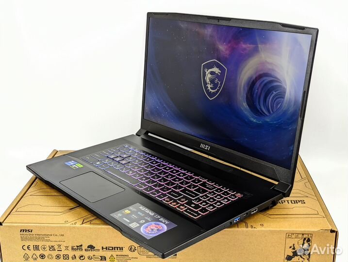 17.3 Игровой MSI Katana RTX4070/I7-12650H/32Gb/512