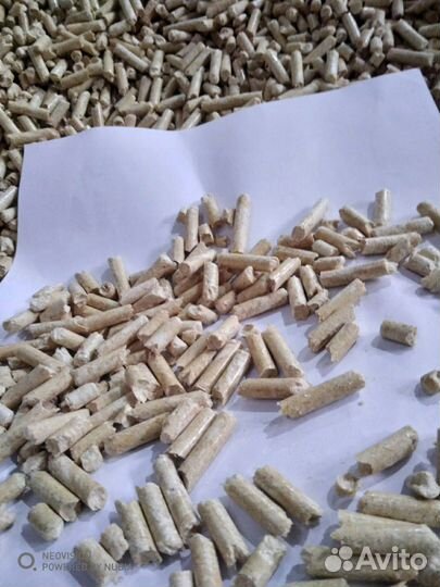 Пеллета светлая 6мм премиум качество