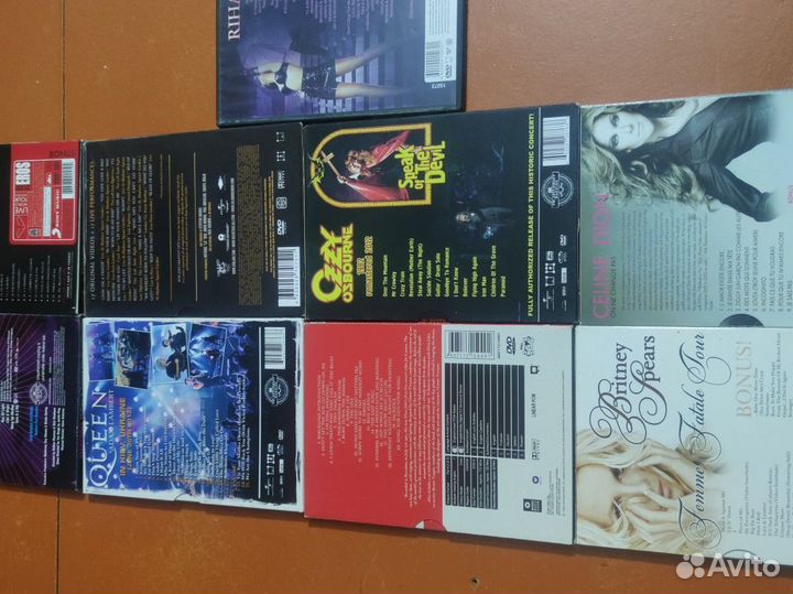 DVD диски, концерты,лицензия