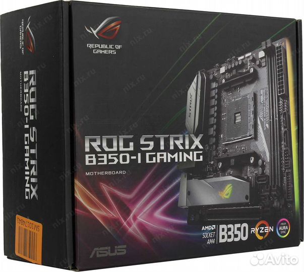 Asus rog b350i strix