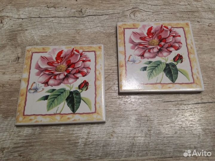 Набор подставок под горячее керамика