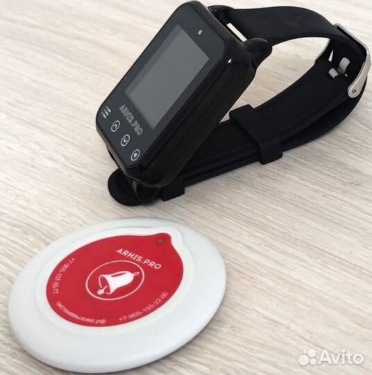 Кнпока вызова официанта и часы-пейджер Элит IP154