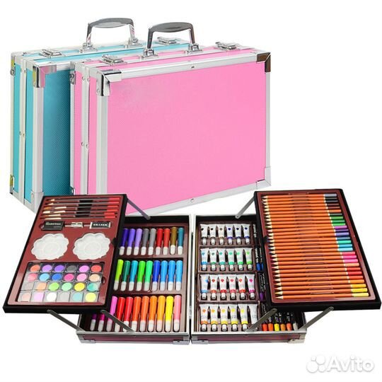 Художественный набор в металлическом кейсе