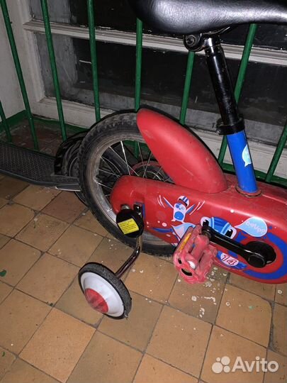 Велосипед btwin 14 радиус колес