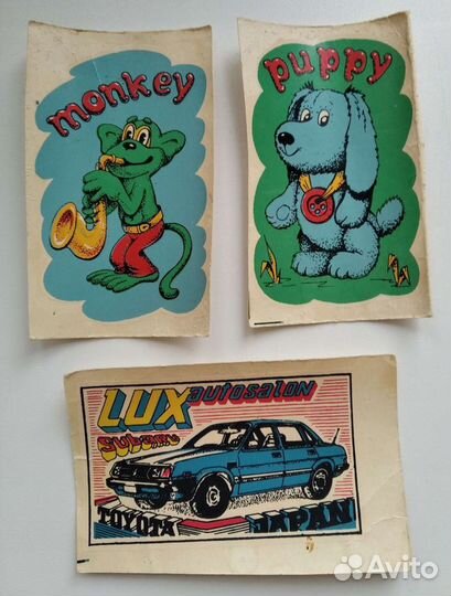 Переводные картинки СССР