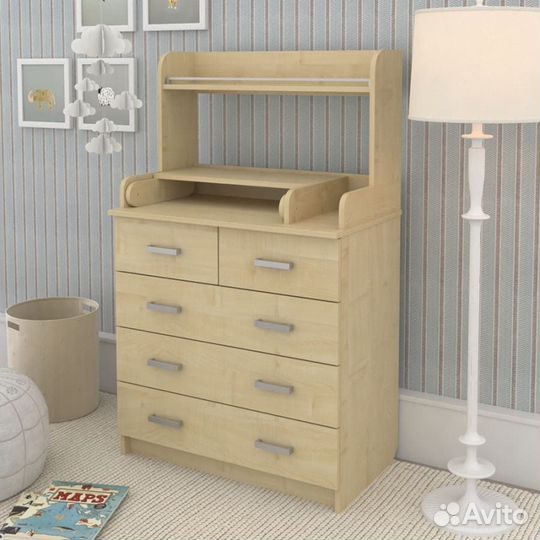 Комод Атон Сириус-2 80/5 лдсп с полкой