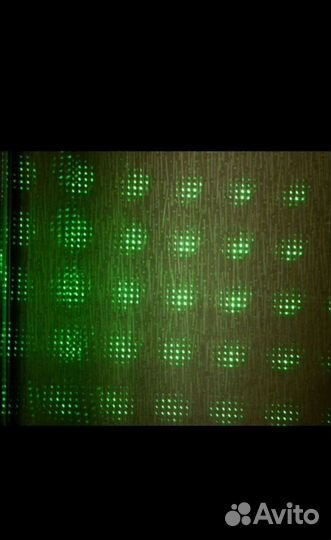 Лазер зелёный луч