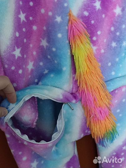 Кигуруми - единорог, комбинезон, пижама 140 рост