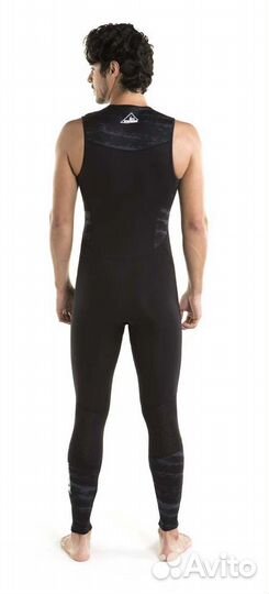 Длинный гидрокостюм без рукавов для жаркой погоды