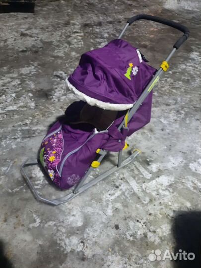 Коляска санки