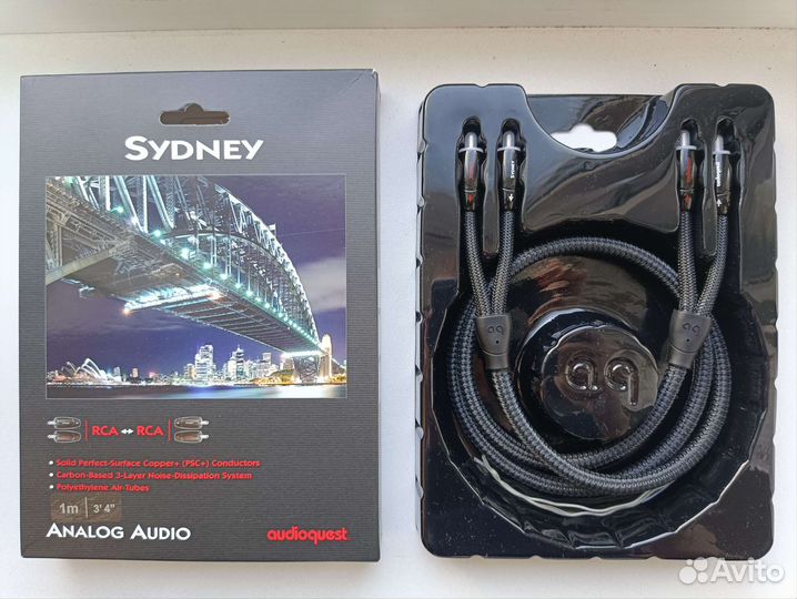 Кабель межблочный Audioquest Sydney RCA 1м