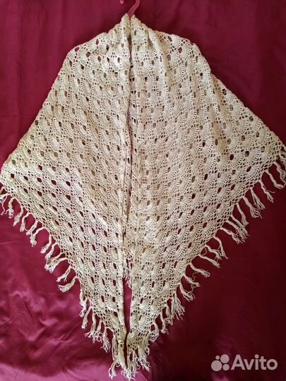 Ажурная шаль - Ручная работа. Новая