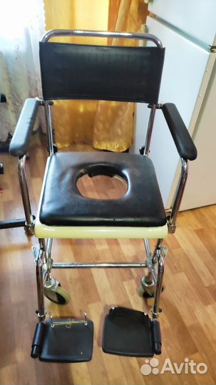 Кресло каталка с туалетом для инвалидов взрослых