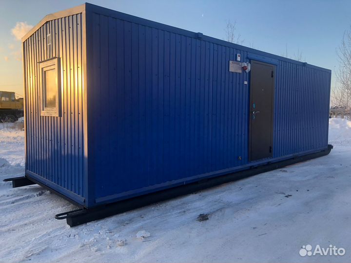 Вагон дом жилой на санях