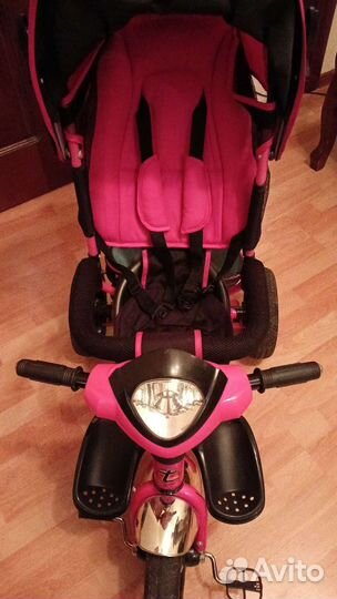 Детский велосипед с родительской ручкой