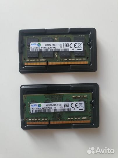 Оперативная память ddr3 4 gb samsung