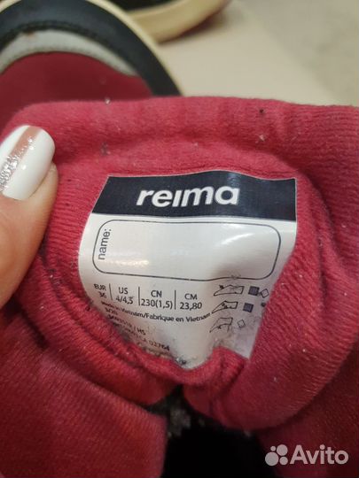 Сапоги ботинки reima зимние бу 35