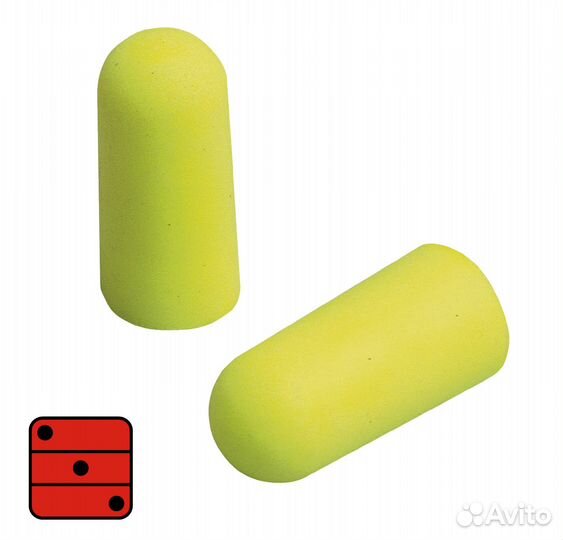 Беруши 3M E-A-RSoft Yellow Neon 312-1250 (36dB)