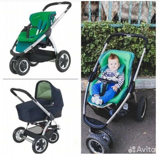 Коляска детская 3 в 1 maxi cosi mura