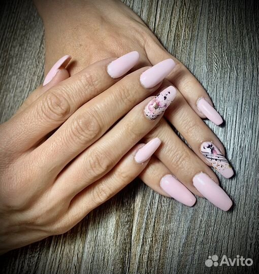 Наращивание ногтей на дому