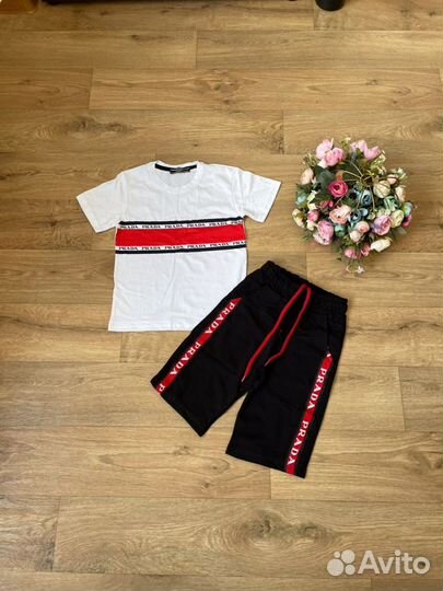 Костюм на лето для мальчиков шортыс футболкой