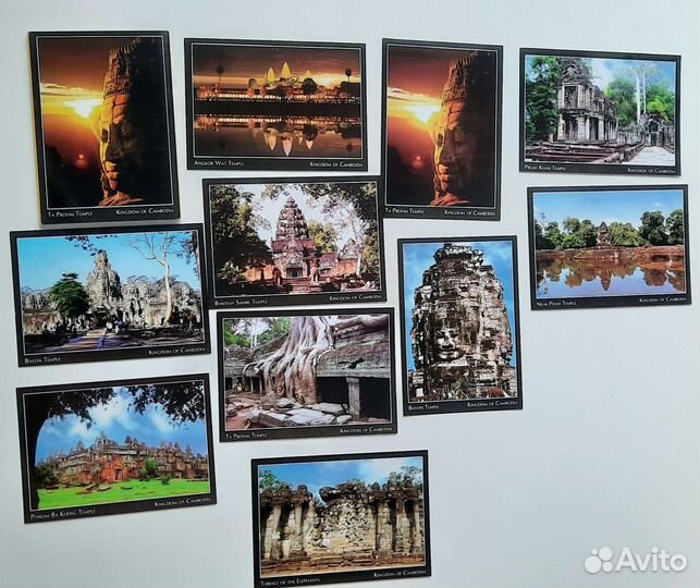 Открытки туристические, из разных стран