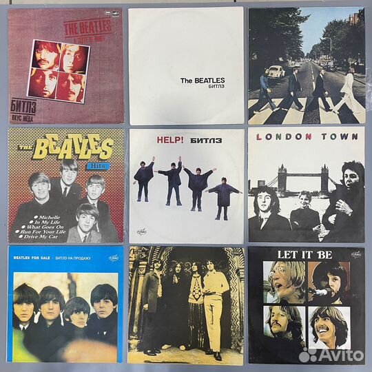 Виниловые пластинки Beatles Paul McCartney Wings