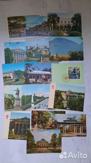 Открытки СССР города