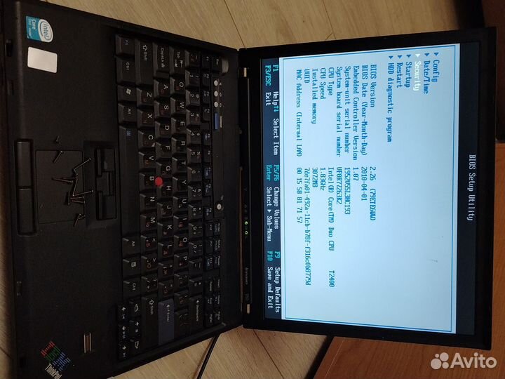 Lenovo thinkpad t60