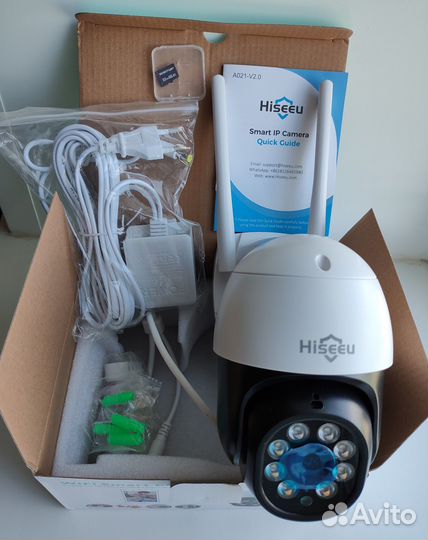 Купольная PTZ WiFi камера Hiseeu 2 Мп