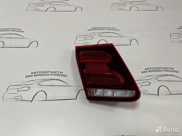 Левый диодный фонарь Mercedes W212 в крышку