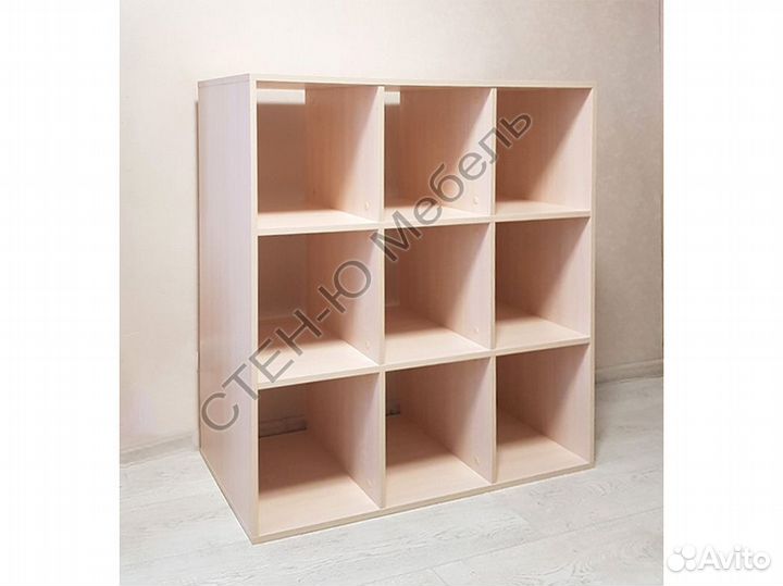 Стеллаж 3х3 (тип IKEA Каллакс) дуб