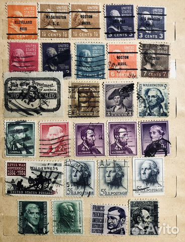 Почтовые марки США