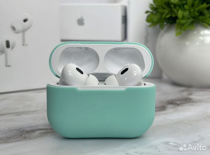 Airpods pro с шумоподавлением premium гарантия