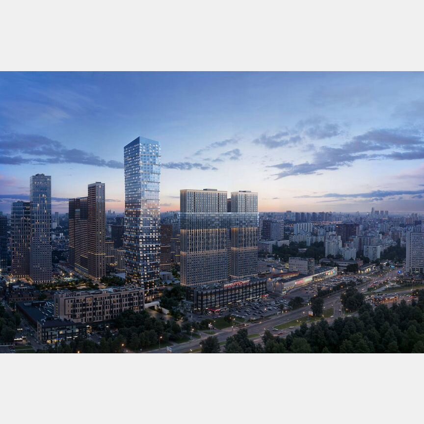 3-к. квартира, 82 м², 9/51 эт.