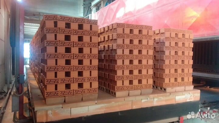 Кирпич двойной двушка керамический М150 М200