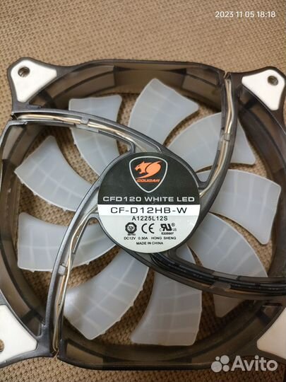 Cougar CFD120 white LED Fan