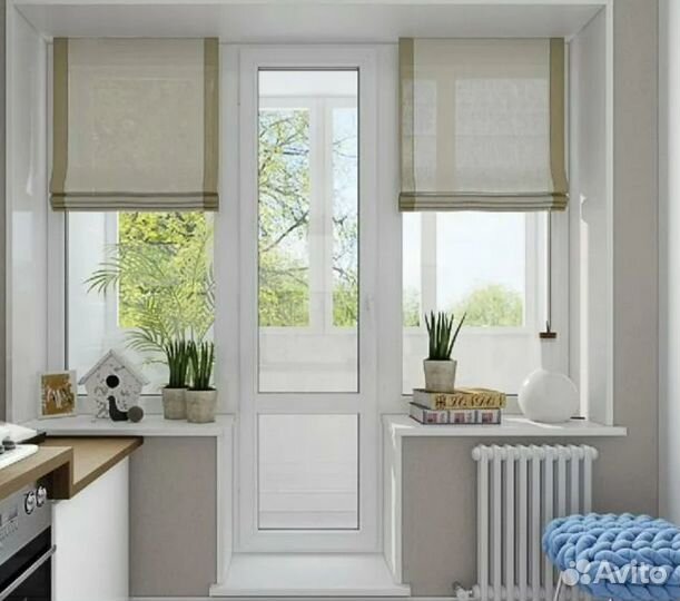 Балконный блок Чебурашка, 1960х2100 мм