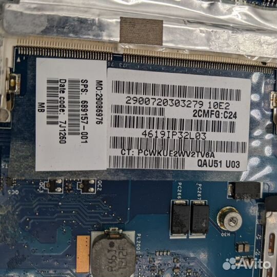 Материнская плата LA-8731P, 689157-001, HP envy 6