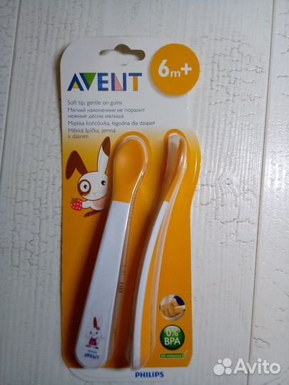Новые Ложки Philips Avent, Pigeon, Chicco в упак