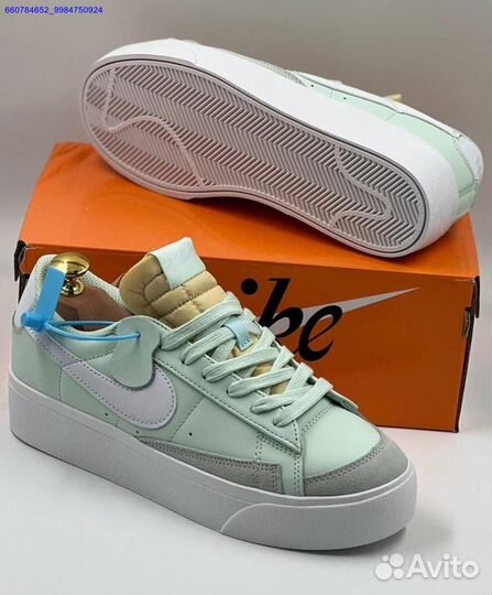 Кроссовки Nike Blazer Low Platform Barely Green (А