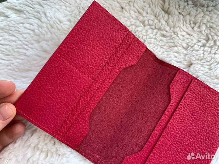 Обложка на паспорт кожаная