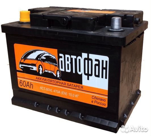 Акб 60 иномарки, ваз