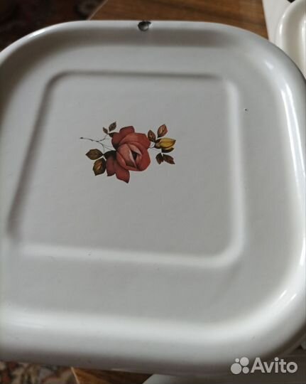 Эмалированная посуда СССР б/у