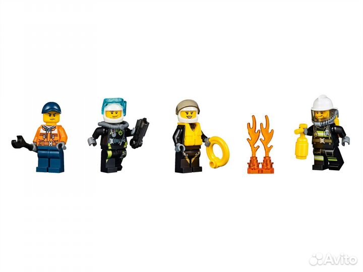 Lego City Пожарная охрана 60106 новый