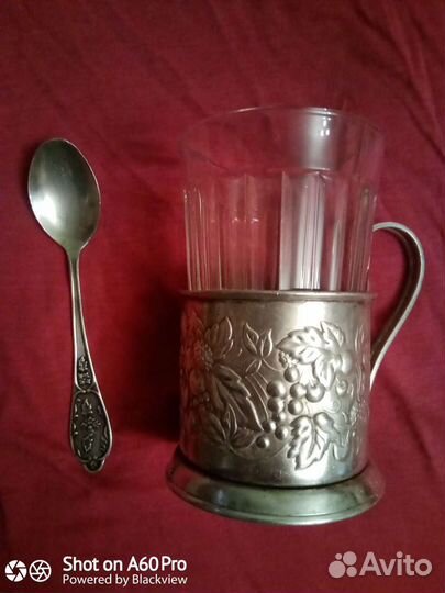 Подстаканник мельхиор плодородие