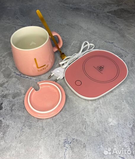 Кружка с подогревом на подставке