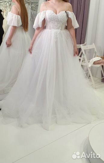 Свадебное платье 44-46 новое